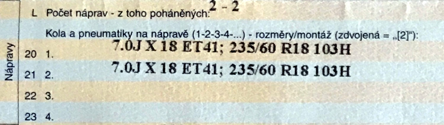 Značení pneumatik